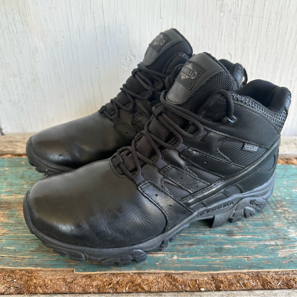 Merrell Black Leather Men's Boots